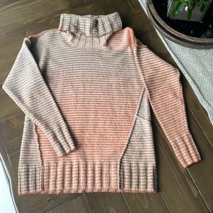 CAbi Ombré Stripe Turtleneck Sweater
